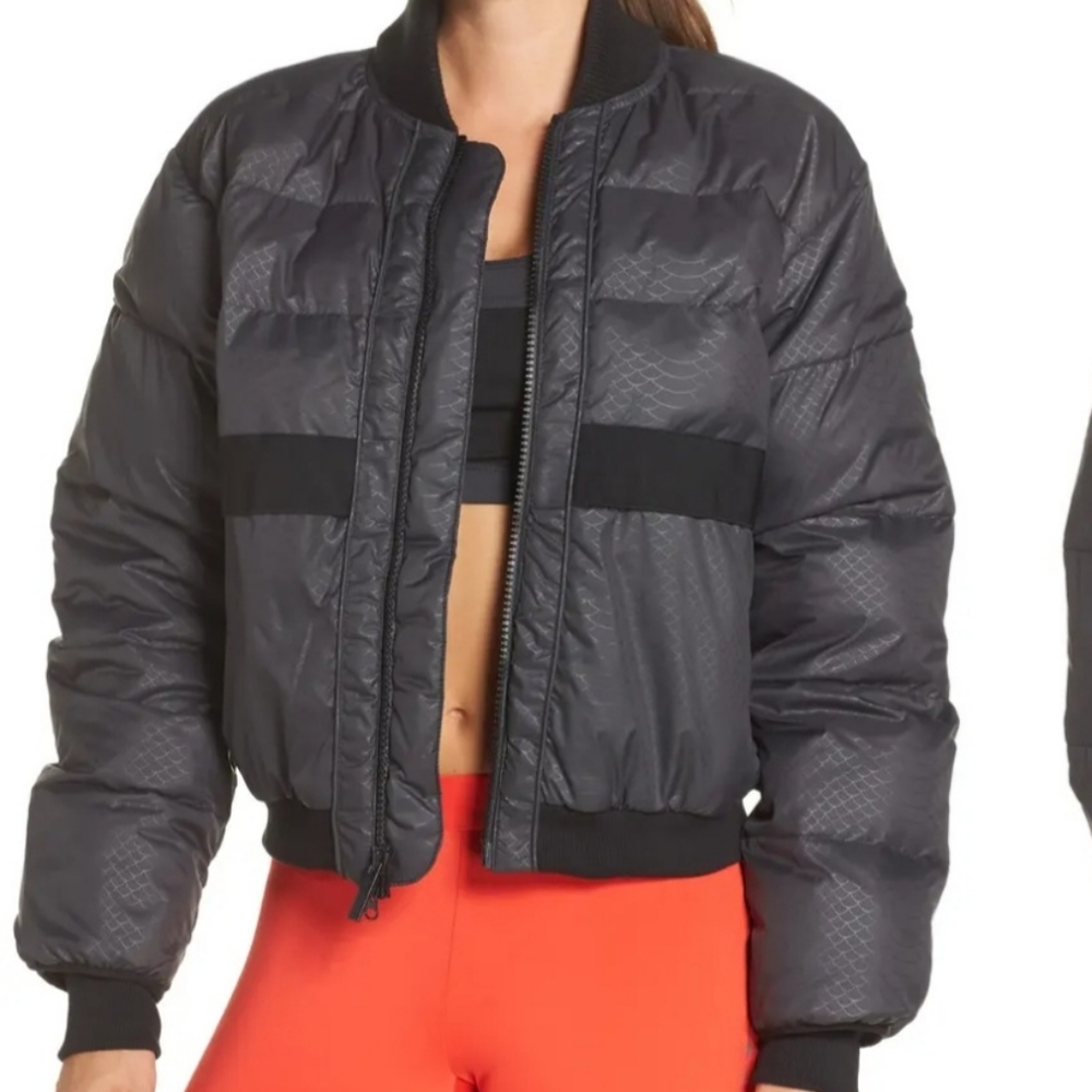 Adidas by Stella Mccartney cropped puffer jacket
